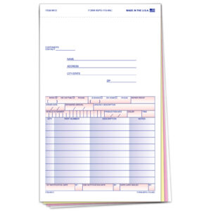 Special Parts Order Form - SPO-115-4NC - Qty. 100