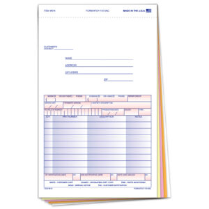 Special Parts Order Form - TOY-115-5NC - Qty. 100