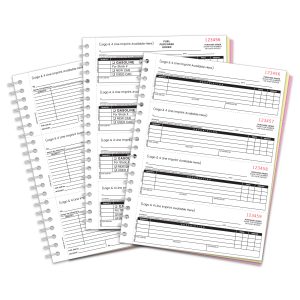 Custom 4 Piece Purchase Order Books