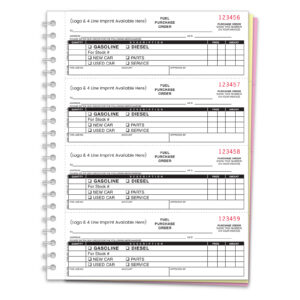 Fuel Purchase Order Book - NC-124-3-Fuel - 3 Part IMP, 200 per Book - Qty 1