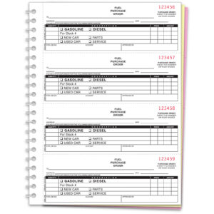 Fuel Purchase Order Book - NC-124-3-Fuel - 3 Part, 200 per Book - Qty. 1