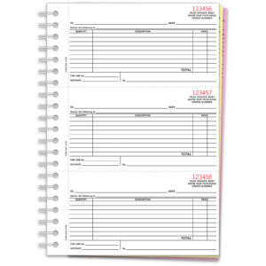 Purchase Order Book - DSA-127NC - 3 Part, 150 per Book - Qty. 1