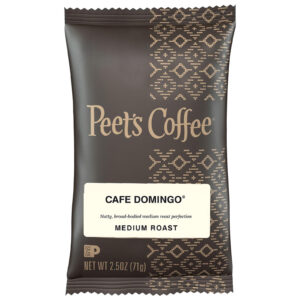 Peet''s Café Domingo Ground Coffee - 2.5 oz. - Qty. 18