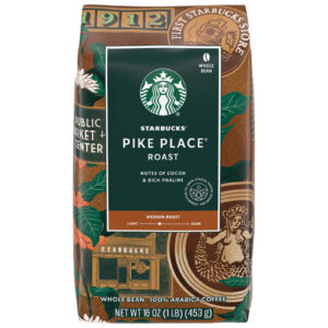 Starbucks Pike Place Whole Bean -1 lb. - Qty. 1