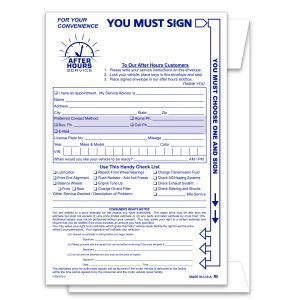 Multi-Choice After Hours Envelope - NDE-MULTI - Qty. 100