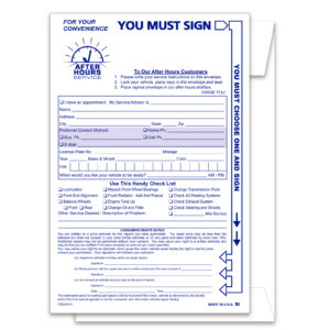 Multi-Choice After Hours Envelope - NDE-MULTI - Qty. 500