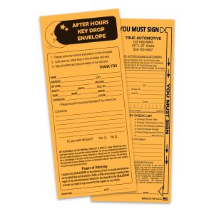 Key Drop Envelope, Personalized - Small - Kraft - Qty. 1 each