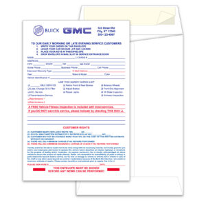 After Hours Envelope, Personalized- 6" X 9" - NDE- Peel N Seal - Qty. 1 ea