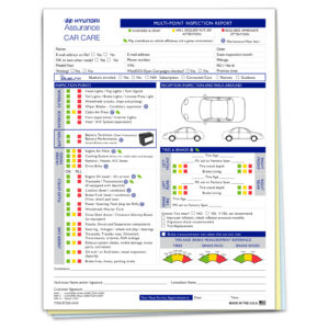 Hyundai Multi-Point Vehicle Checkup-3 Part-Qty. 250