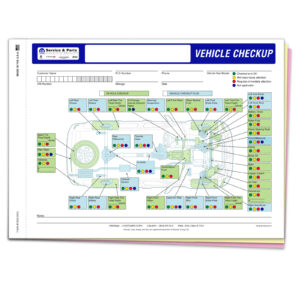 Chrysler Multi-Point Vehicle Checkup - 3 Part - Qty. 250