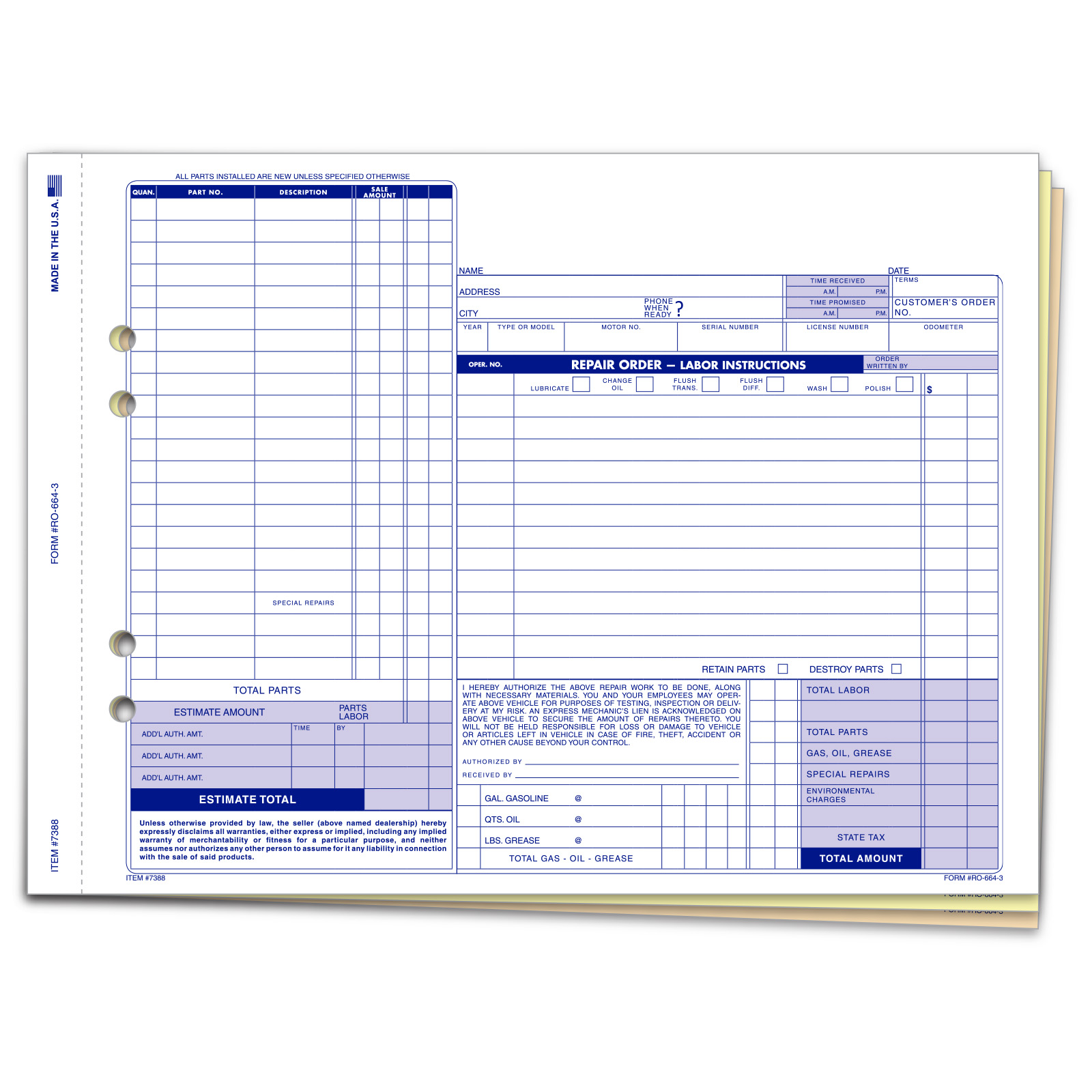 7388_Repair-Order_Form-RO-664-3_P-WEB