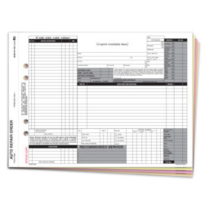 Repair Order - RO-665-4 - 4 Part  - Imprinted - Qty 1 each