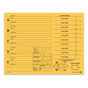 Repair Orders - 90# Buff Stock - 5 Option Qty. 100