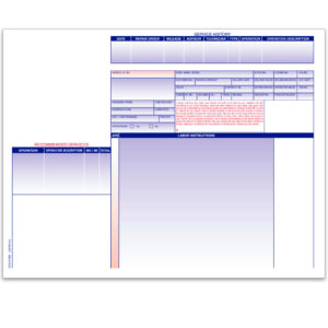 Laser Repair Order Landscape - LZR-RO-LA - 32# - Qty. 250