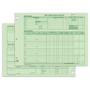 Vehicle Inventory Record - GM-532 - Qty. 50