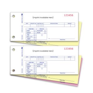 Custom Cash Receipts AA-508