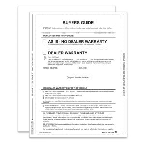 Interior Buyers Guide - BG-2017 As Is-P/A -No Lines - ImprintedQty. 1 eac
