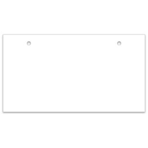 Temporary Tag - Heavy Duty Coated Paper - Qty 100