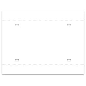 Temporary Tag - Synthetic Paper - 5 mil - Middle - Qty 100