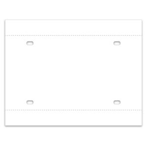 Temporary Tag - Synthetic Paper - 8 mil - Middle - Qty 100