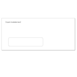 Envelope, IMPRINTED #10 Window - ENV-10W - Qty. 1