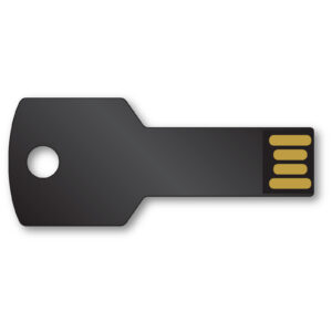 USB Flash Drive - 8 GB Key Style - Blank -  Qty 1
