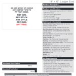 Custom Cut 11″ x 17″