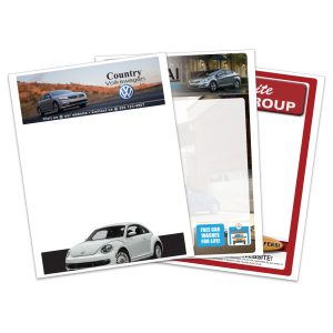 8.5" x 11" Ext. Laser Window Stick , CUSTOM, Perm. Adh., 1 Pt. - Qty. 1
