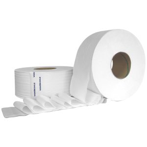Jumbo Roll Toilet Paper - 1000'' Per Roll- 12 Rolls - Qty. 1 Case