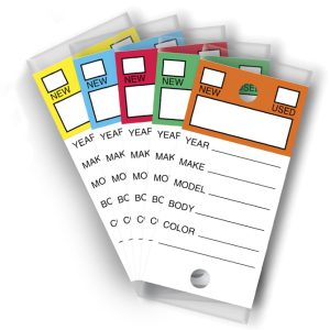 Color-Top Key Tags